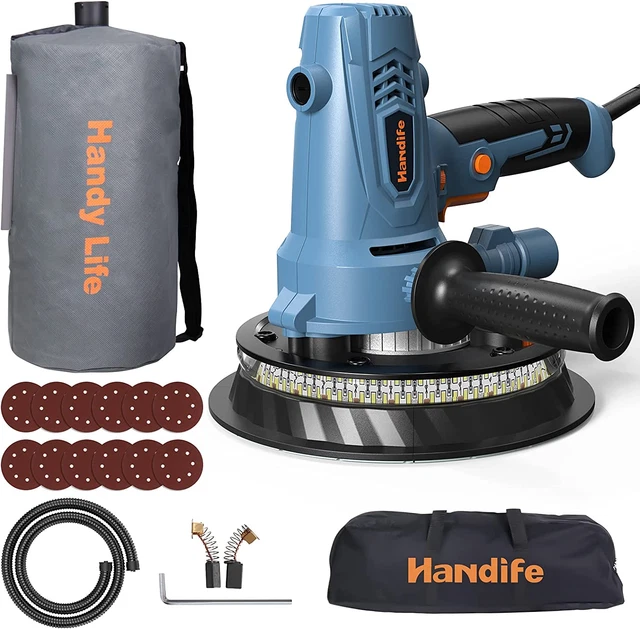 Handheld Drywall Sander 7A 800W Electric Sander for Drywall 5 Variable Speed 120