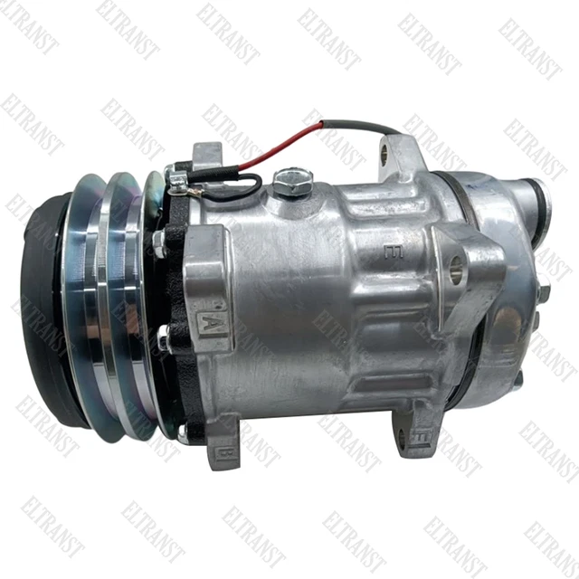 Sanden SD7H15 A/C Compressor 3712528M2 for Massey Ferguson 375 383 390 3080 3090