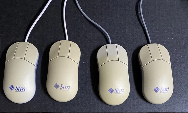 Tastiera Sun Oracle Type-7 UNIX (320-1367) E Mouse USB 371-0788 Argento - Usati Funzionanti