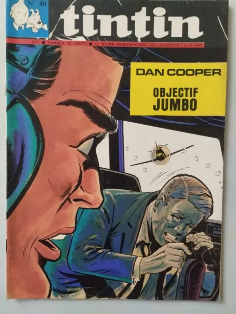 TINTIN Journal Magazine n°40 du 6/10/1970; Le diamant/ Dan Cooper; Objectif Jumb