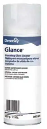 Diversey 904553 Foam Glass Cleaner, 19 Oz., Clear, Unscented, Aerosol Can, 12 Pk