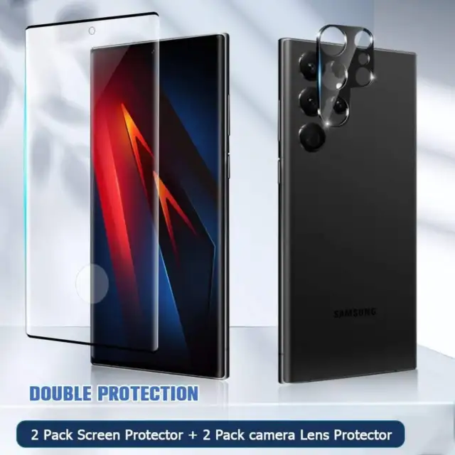 Hülle Kameraschutz FÜR Samsung Galaxy S23 S22 A54 S20 FE Ultra Glas Panzerfolie 2