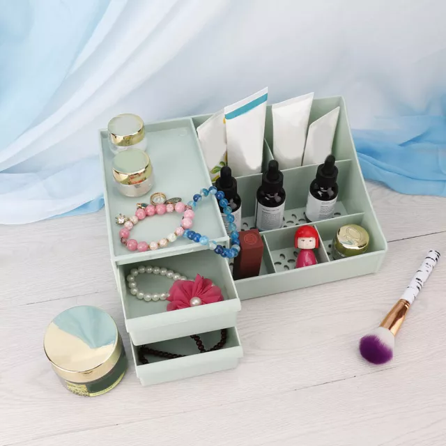 Cosmetic Storage Box With Drawer Makeup Dressing Table Rack Organizer 542 UK