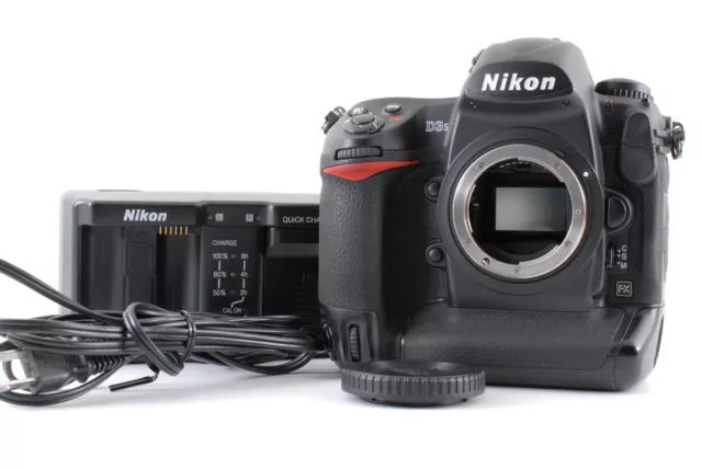 [Exc+5] Nikon D D3 12.1 MP Digital SLR Camera Black Body From JAPAN