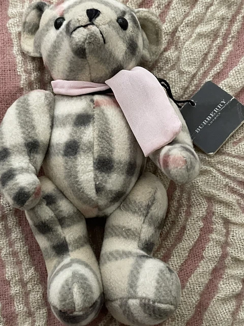 small burberry teddy bear