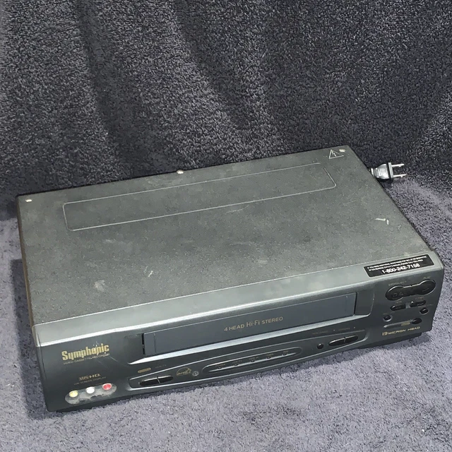 SYMPHONIC VR60WF VCR Player HiFi VHS Tape Recorder Not Working Parts