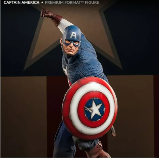 Sideshow Captain America Premium Format Figure 1/4 Scale Statue