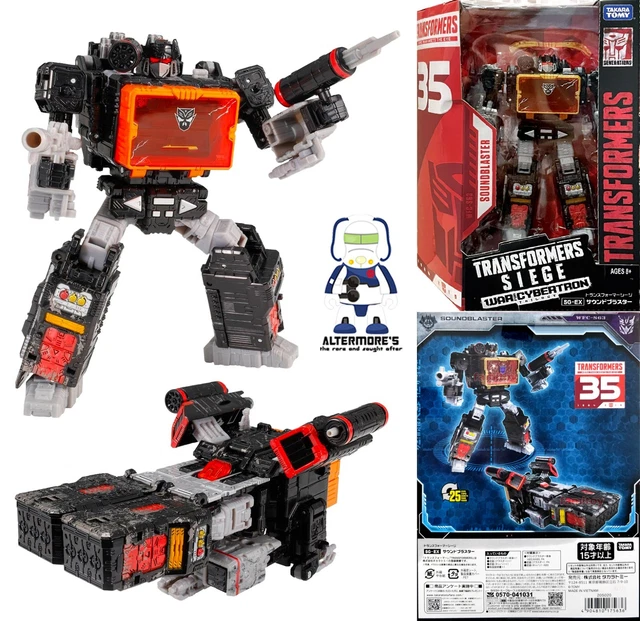 Transformers Siege 35th Anniversary Soundblaster & Bluestreak In-Hand