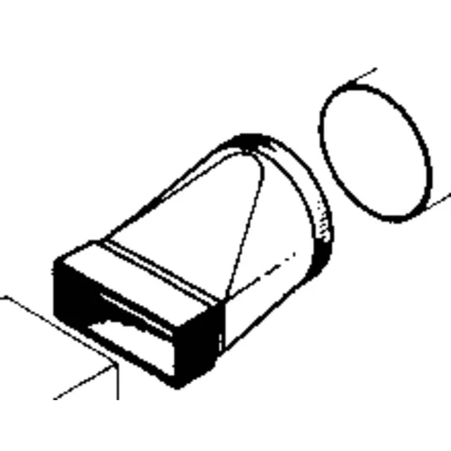 Wallair 20200115 Système de ventilation pour conduites plates 100 pièce de
