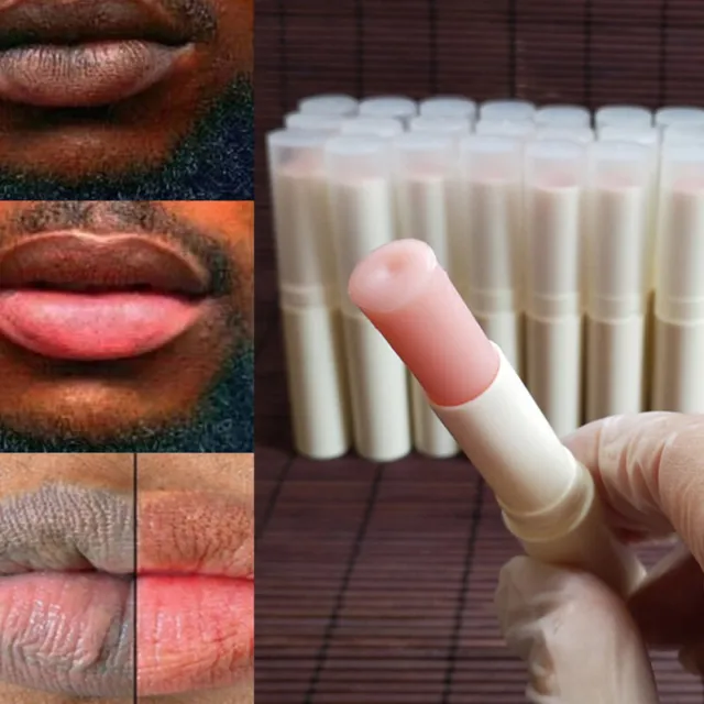 Cuidado de labios rosa fresco aclarador blanqueamiento eliminar humo oscuro labios aceite labial
