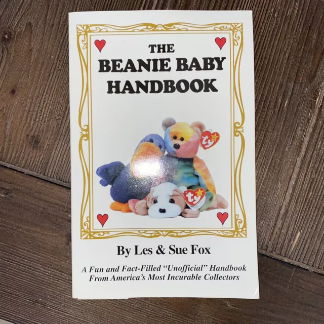 1997 The Beanie Baby Handbook Les & Sue Fox Paperback Illustrated Book