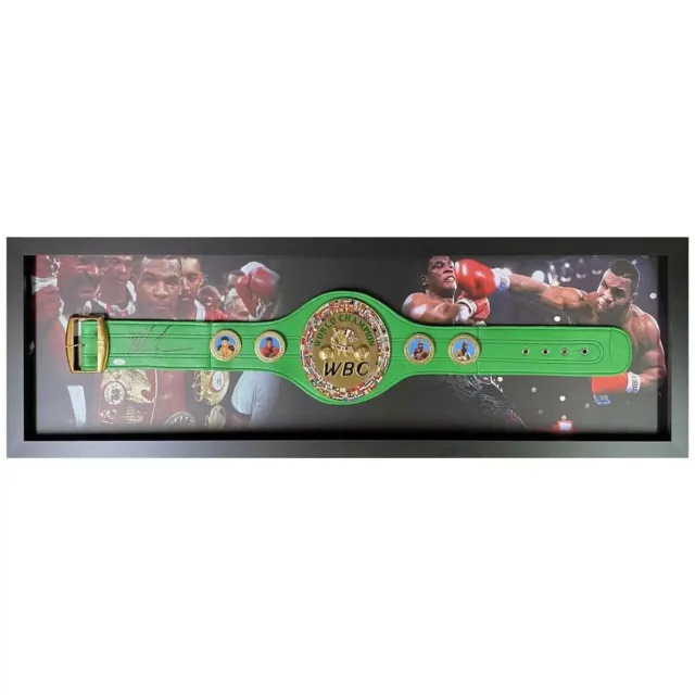 Mike Tyson Signed WBC Belt - Professionally Framed - With COA & Photo Proof RARE