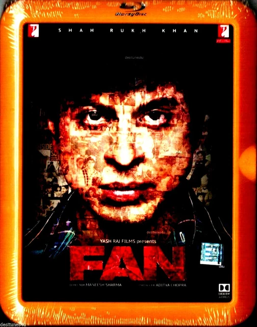 FAN SHAH RUKH Khan, Shriya 2 Discs Bollywood Hindi Blu Ray English