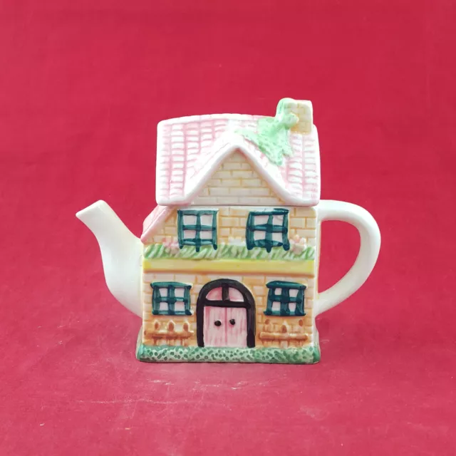 Vintage Porcelain Victorian House Teapot - OP 3166