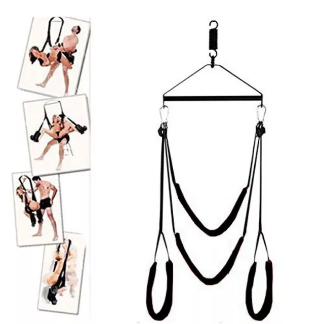 Kit altalena SOFFITTO NERA sex toy imbragatura intimo sexy sesso bondage swing