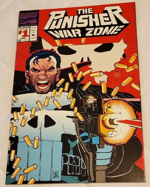 The Punisher: War Zone #1 Newsstand Die-Cut Cover (1992-1995) Marvel Comics