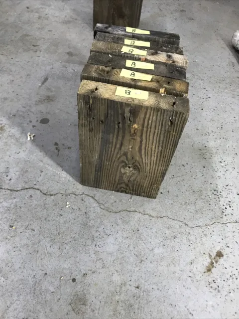 6 2x8x10” Weathered Barn Wood Reclaimed Board Planks table top pine rustic slab
