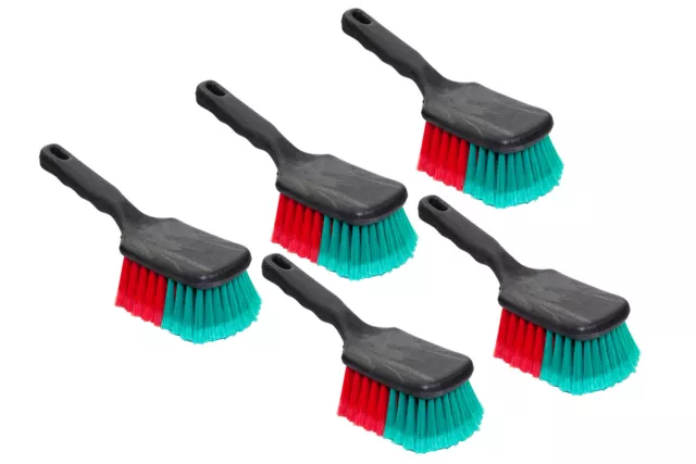 5 X Vikan Brosse à Main pour Felgenreinigung Jantes Tige Courte 280 MM