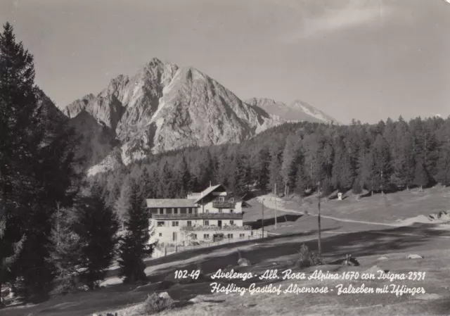 Avelengo Albergo Rosa Alpina Hafling cartolina Bolzano