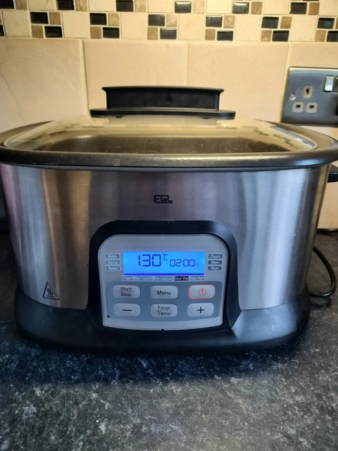 EGL Multi Cooker Slow Cook Saus Vide Steam Roast Stew Yougurt Vgc