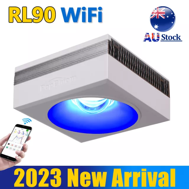 PopBloom RL90 WiFi Marine Led Aquarium Light 60-180cm SPS LPS Reef Coral Tank