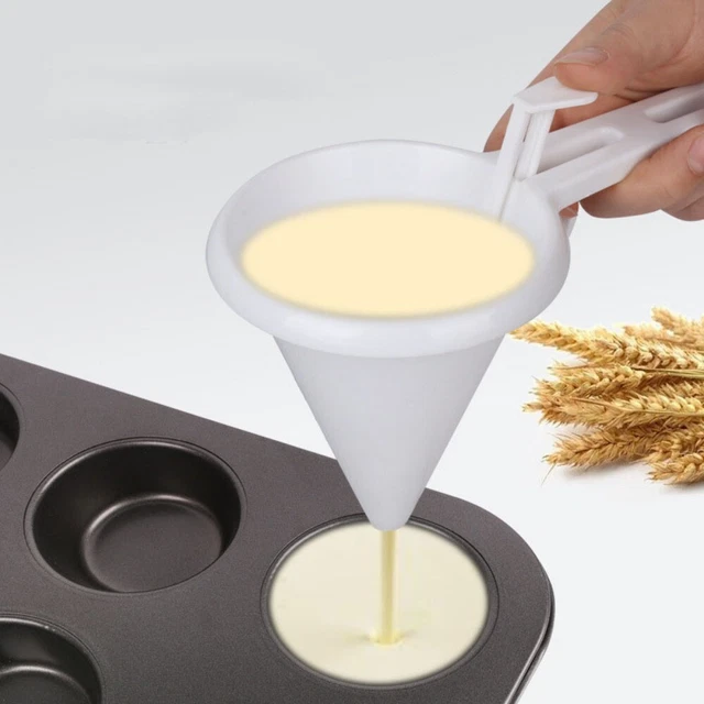 Cake Pastry Adjustable Cream Separator Baking Tools Cream Funnel Batter Funnel