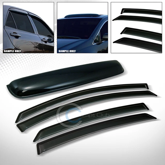 FIT 1320 FORD Fusion Smoke Sun Shade Vent Window Visors+Sunroof Moon