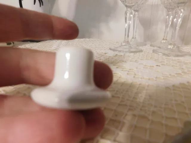 3 Amerock Blanc Avec Porte En Céramique Fleur, Bouton De Tiroir, Traction, Bp-725A-Cw3 3