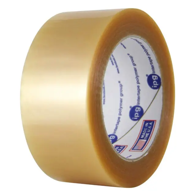 IPG 570 1.6Mil Utility Grade Natural Rubber Grade Carton Sealing Tape, 72Mm X 10
