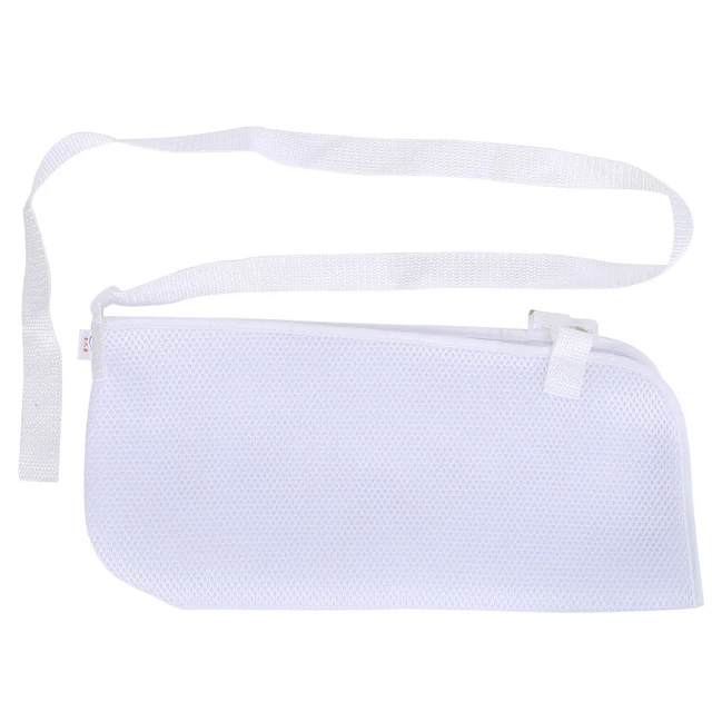 (White)Adjust Mesh Arm Sling Elbow Brace Support Shoulder Immobilizer CHW