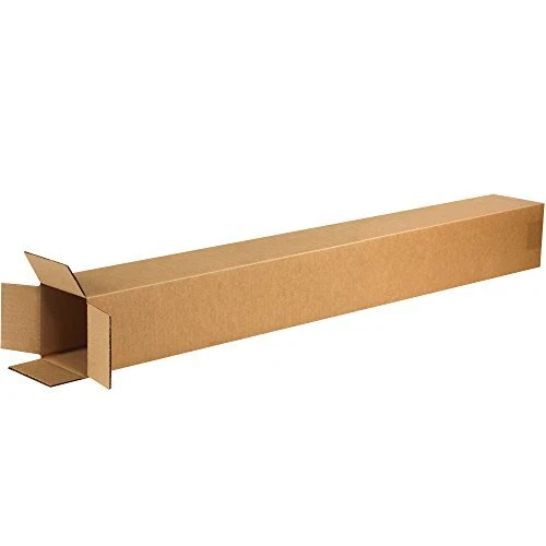 PARTNERS BRAND 4x4x38 Tall Corrugated Boxes Tall 4L x 4W x 38H Pack of 25 | S...