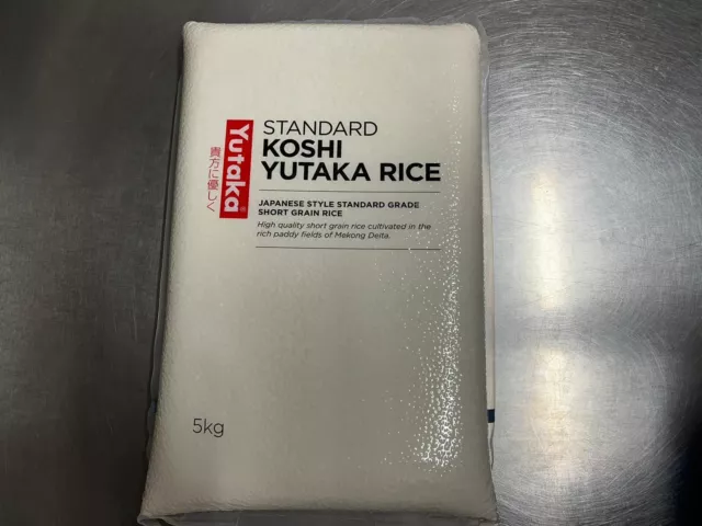 Yutaka Koshi Premium Grade Japanese Short Grain Sushi Rice 5KG / 5000g