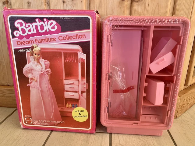 Mobilier De Poupée Barbie Dream Furniture - Coffre Et Commode - Allemagne 1979