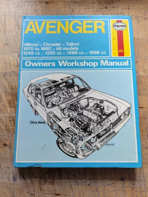 Hillman Chrysler Talbot Avenger (1970-1980) Haynes Workshop Manual