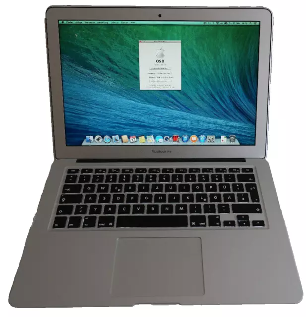 Apple MacBook Air 13  2013 Intel i7    1,7Ghz  8GB DDR 3   256GB SSD