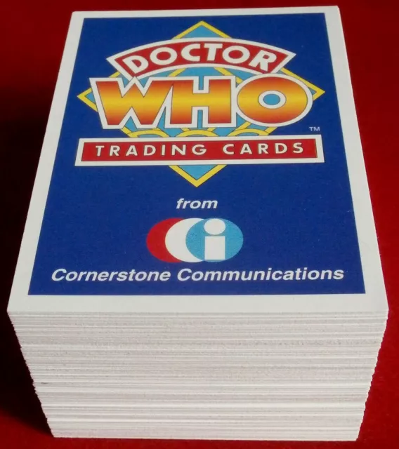 DR WHO - Cornerstone Series 1 - Complete VINTAGE Base Set (110 cards) - 1994