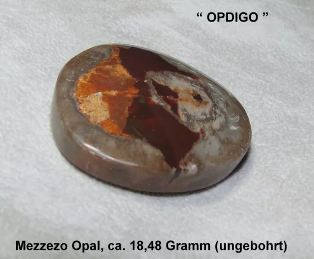 Mezzezo Opal aus dem Norden Äthiopiens (18,48 gr.) -  "OPDIGO" 3