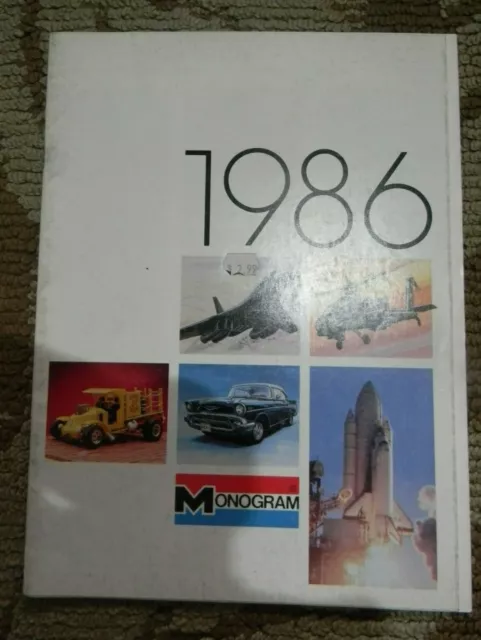 Monogram Catalogue : Plastic Model Kits : 1986 : See Photo's