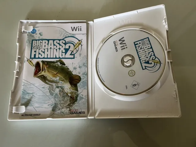 BIG CATCH BASS Fishing Wii Game Used Free Postage $10.00 - PicClick AU