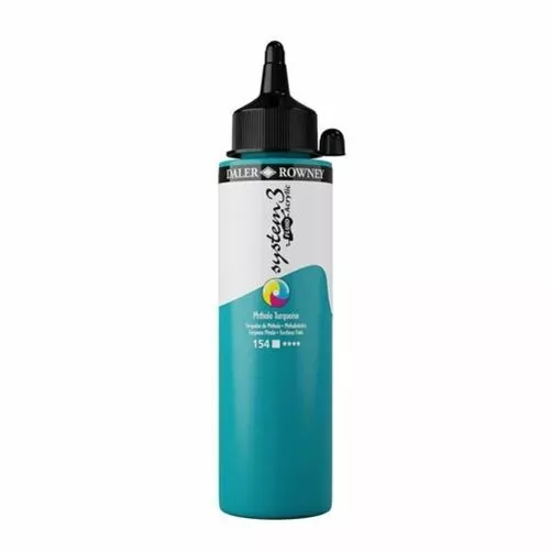 Daler Rowney Sistema 3 Fluido Acrílico de Vaciado Pintura 250ml