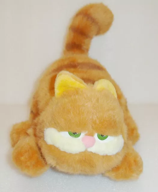 GARFIELD THE MOVIE SOFT PLUSH TOY CAT 2004 Licensed 20th Century Fox Green Horse