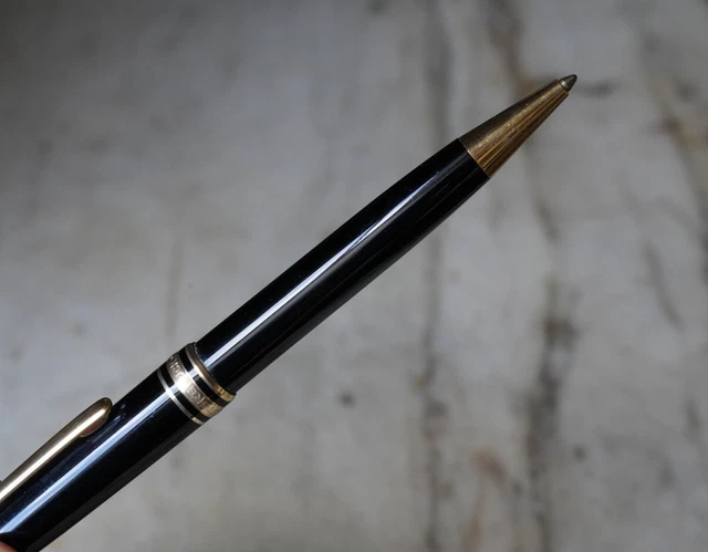 Stylo Bille Waterman Liaison Résine Noire Et Plaqué Or 18 Carats - Occasion, Prestige