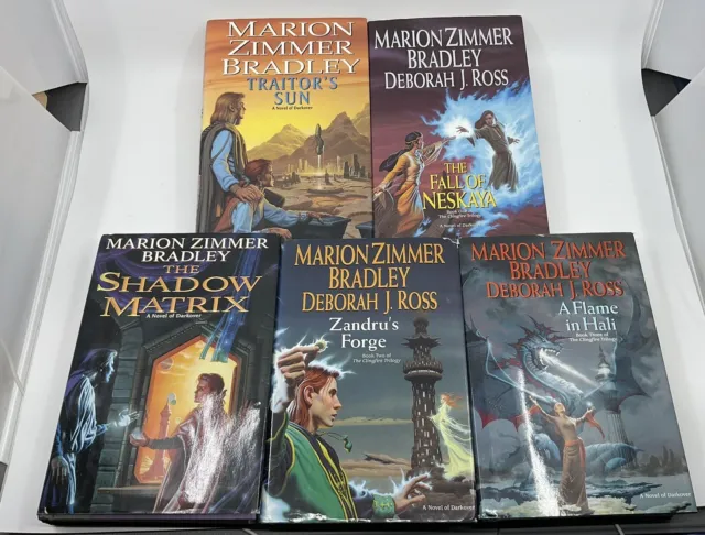 Marion Zimmer Bradley Darkover 5 Book Lot Clingfire Trilogy Fantasy Hardcover