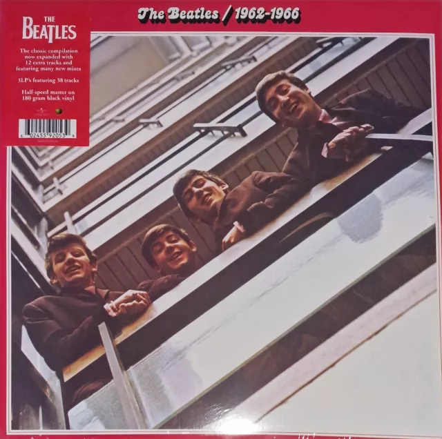 The Beatles | Black Vinyl LP | The Red Album 1962–1966 (2023) New Sealed