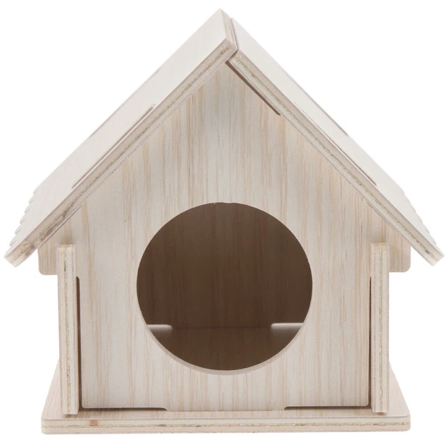 Nascondiglio In Legno Per Criceti Niteangel - 3 Camere, Betulla, Design Labirinto