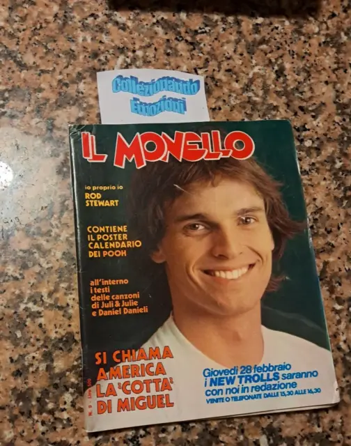 Il monello rivista-n.9 1980-Miguel Bosè-Juli & Julie-Parisi-Pooh-Rod Stewart-