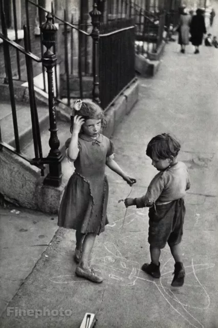1953 HENRI CARTIER-BRESSON Ireland Girl Boy Children Playing Dublin ...