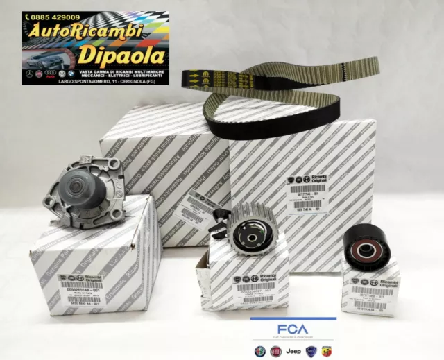 Kit Distribuzione + Pompa Acqua Originale Alfa Romeo Giulietta Delta 1.6 Jtdm