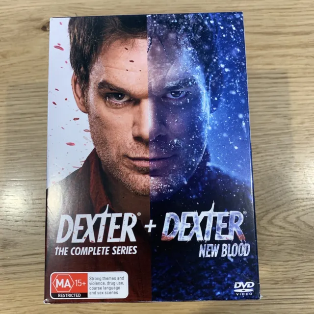 DEXTER  1-8 + NEW BLOOD (2006-2013+2022) COMPLETE TV Seasons Series - Au Rg4 DVD