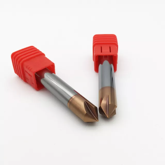 KLOT Solid Carbide 90° Degree Chamfer&Spotting Drill 2mm-20mm Countersink Cutter 2